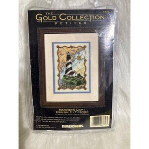 Dimensions Gold Collection Mariners Light Cross Stitch Kit 5" x 7" Design